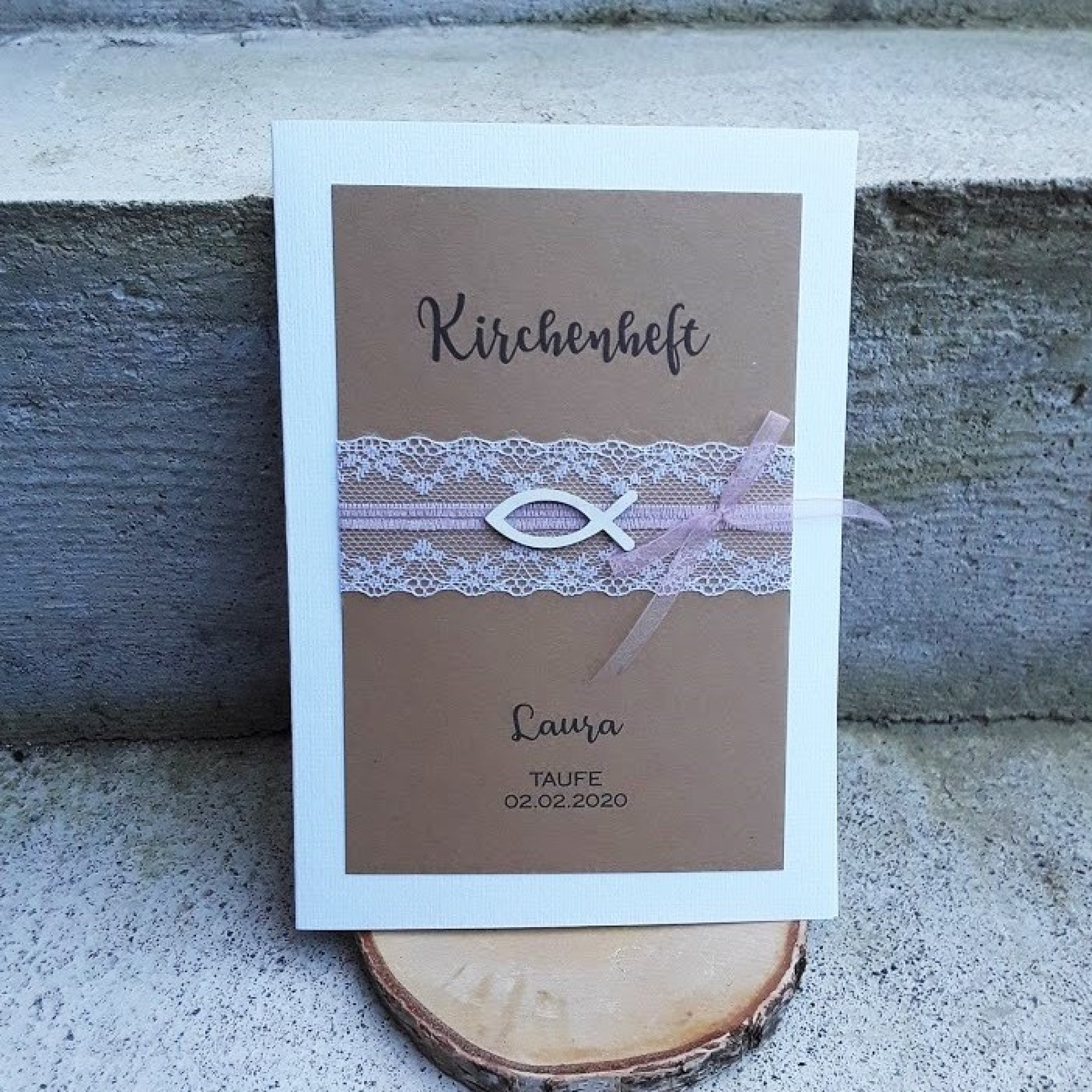 Menükarte vintage Fisch Kraft